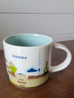 Starbucks Vienna You Are Here 14oz Ceramic Coffee Mug